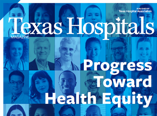 Cover of the April-May 2022 issue of Texas Hospitals magazine