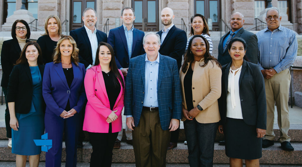 John Hawkins poses with the Leadership Fellows Class of 2022