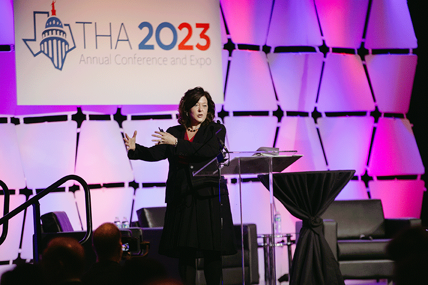 Hospital Priorities presentation with Jennifer Banda - Texas Hospital Association Jennifer Banda, J.D., presenting to the hospital priorities panel