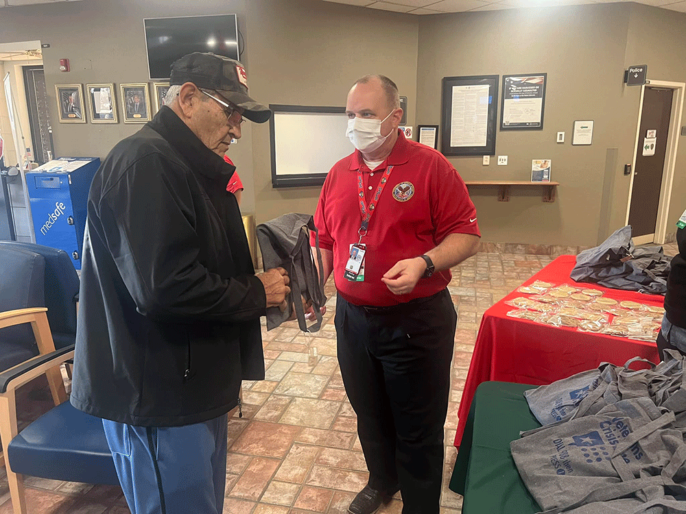 Dr. Gonzalez at work at Amarillo VA Health Care