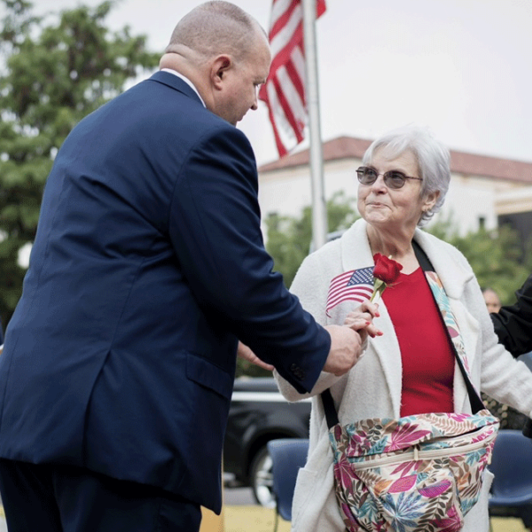 Dr. Rodney Gonzalez during VA Day in Amarillo