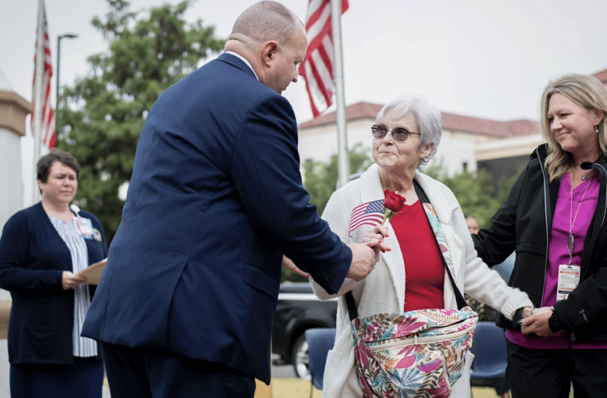 Dr. Rodney Gonzalez during VA Day in Amarillo