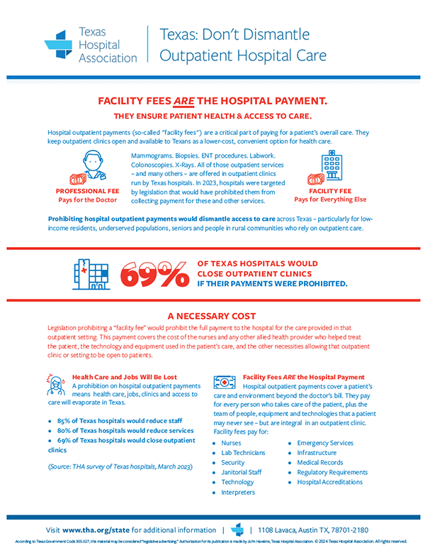 Texas: Don't Dismantle Outpatient Hospital Care