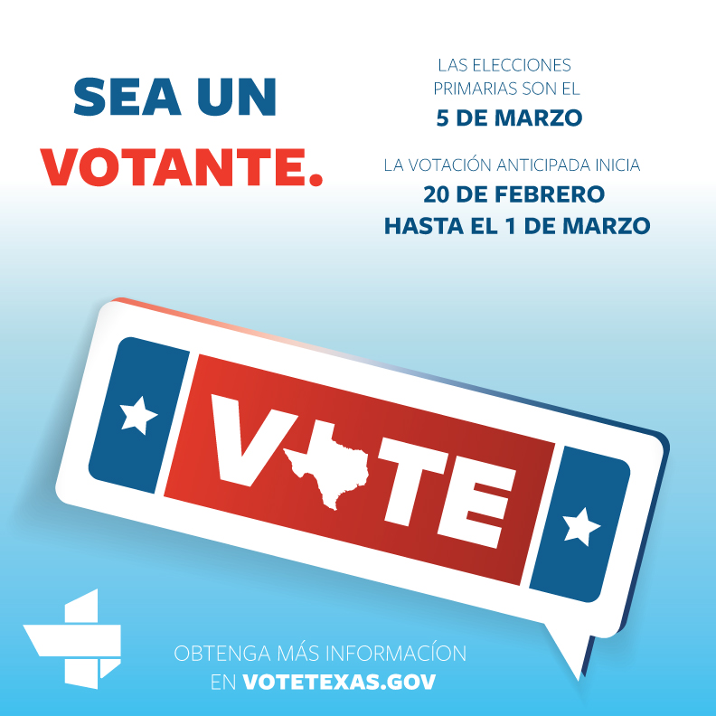 Get Out the Vote Texas Primary 2025 Texas Hospital Association