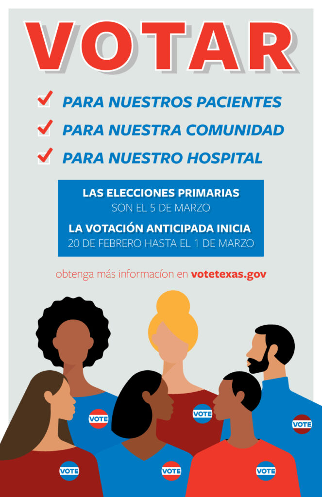 Get Out the Vote Texas Primary 2024 Texas Hospital Association